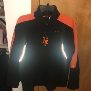 NIKE Mets quarter zip up fleece sweatshirt